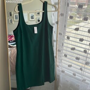 Brand new banana republic, emerald green, tank top dress